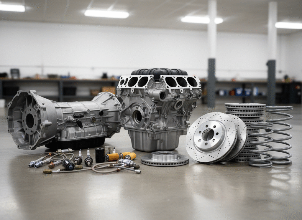 Guide to identifying car parts using VIN numbers and part codes